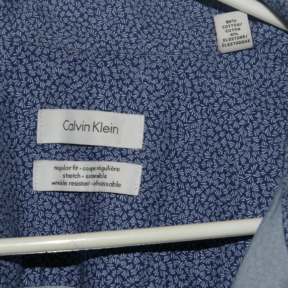 Calvin Klein Short Sleeve Button Up Shirt 2XL - Picture 3 of 3